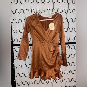 NWT! Altar’d State silk copper romper
